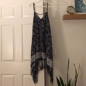 BRAND NEW Asymmetrical Fringe Dress